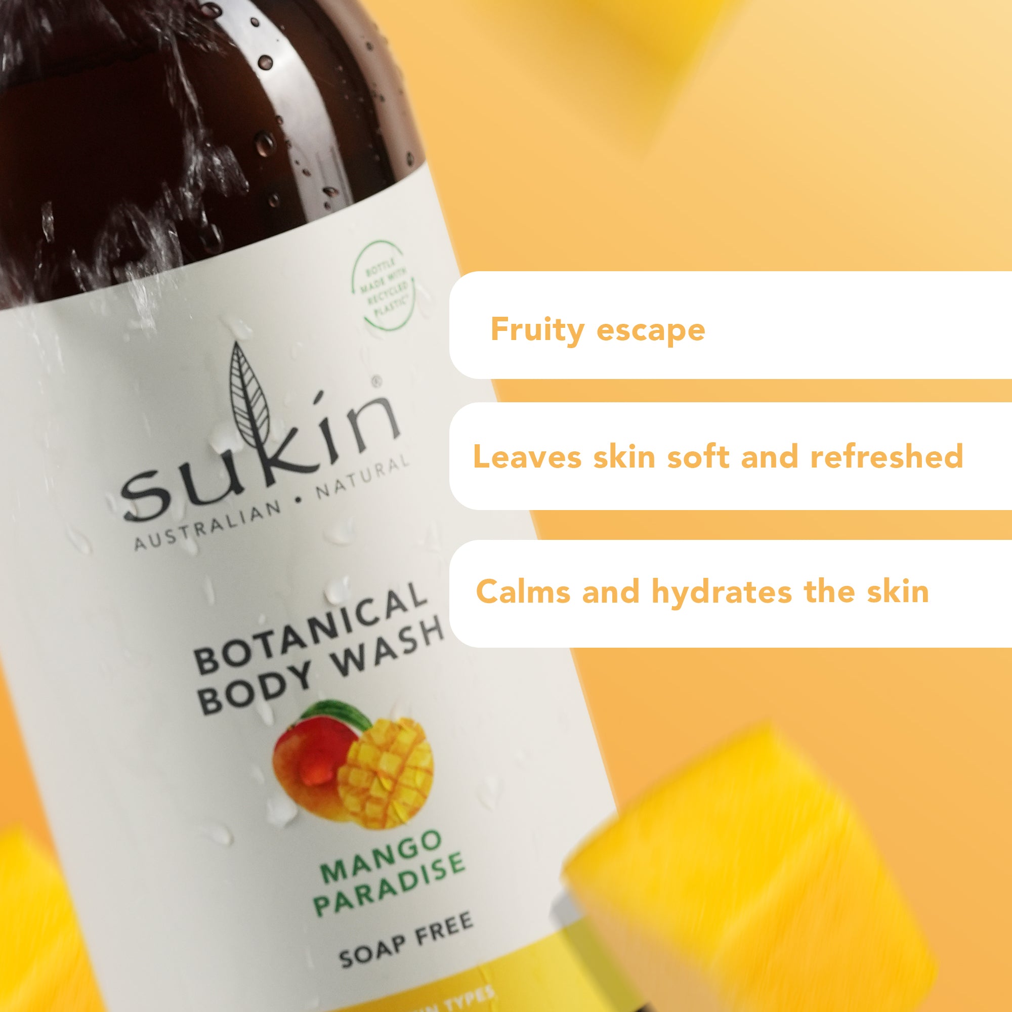 SUKIN MANGO PARADISE BODY WASH 1L